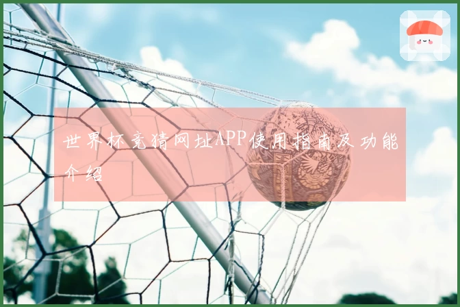 世界杯竞猜网址APP使用指南及功能介绍